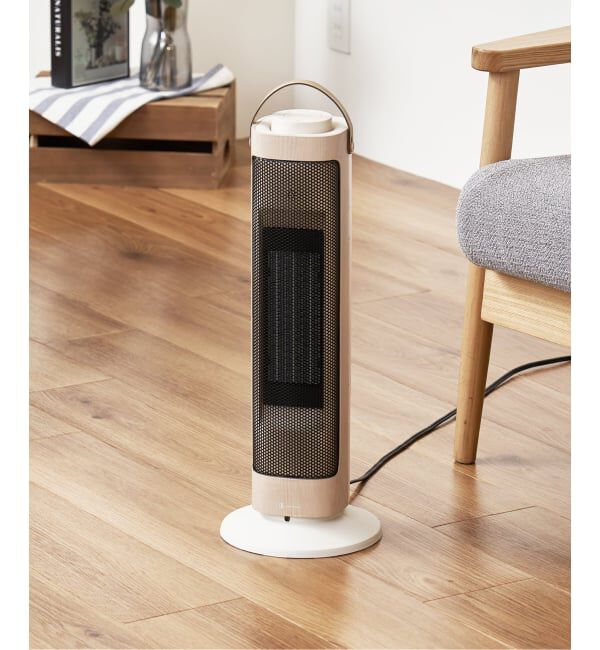 journal standard Furniture「【Life on Products】タワー型セラミックファンヒーター&ファン Premium WOOD」|電化製品|ベージュ