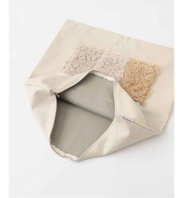 journal standard Furniture「PATCHWORK FUR CUSHION　クッションカバー45cm」|クッション・クッションカバー|