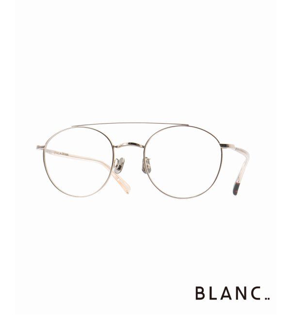 EYETHINK「BLANC.. 別注 B0015 WHT GOLD ex Optical」|メガネ|ゴールド