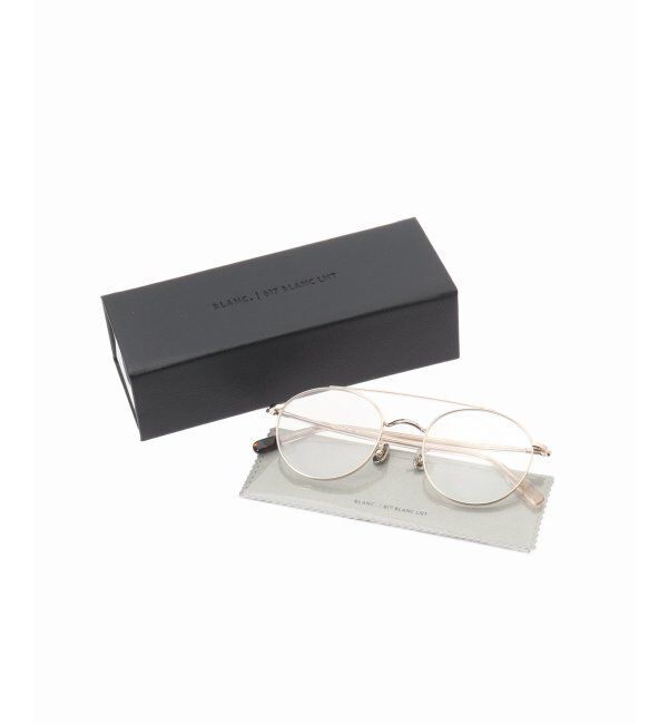 EYETHINK「BLANC.. 別注 B0015 WHT GOLD ex Optical」|メガネ|