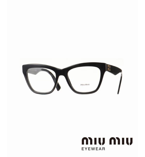 EYETHINK「【MIU MIU / ミュウミュウ】03UV BL Optical」|メガネ|ブラック