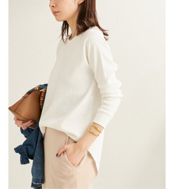 Plage「《追加》premiumフライス long Tシャツ」|Tシャツ・カットソー|ホワイト