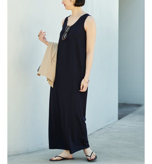 Plage「《WEB限定追加》リブタンクワンピース 5」|ワンピース|