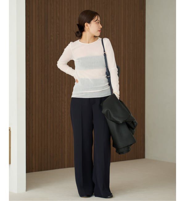 Plage「《追加》Mesh Sheer ロンT 4」|Tシャツ・カットソー|