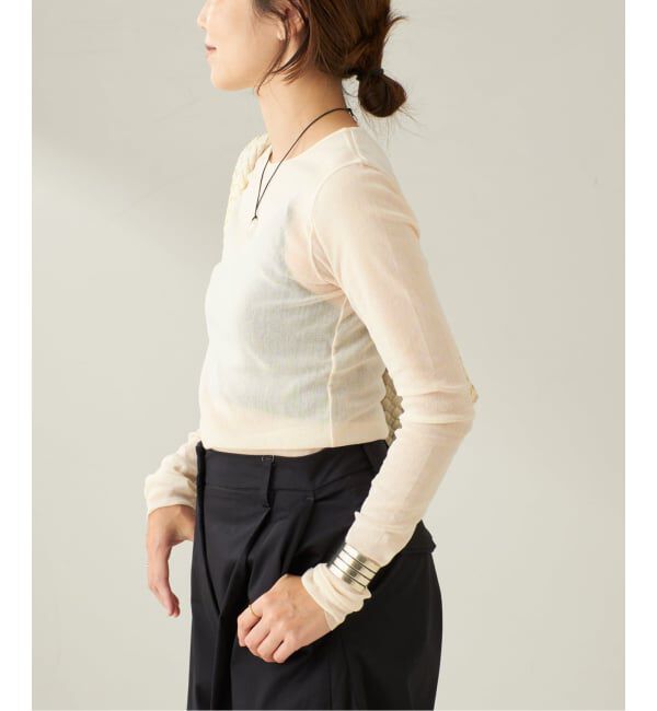 Plage「《追加》Mesh Sheer ロンT 4」|Tシャツ・カットソー|
