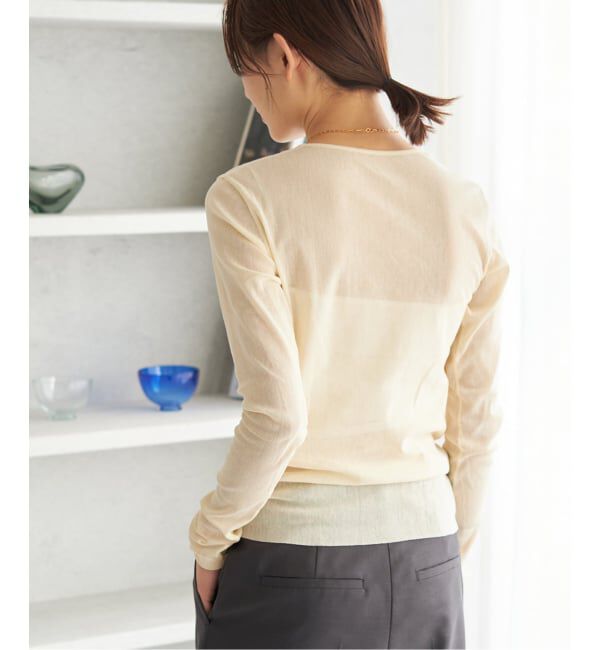 Plage「《追加》Mesh Sheer ロンT 4」|Tシャツ・カットソー|