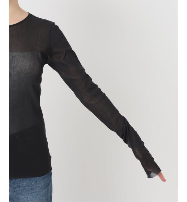 Plage「《追加》Mesh Sheer ロンT 4」|Tシャツ・カットソー|