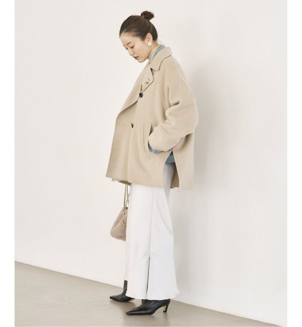 IENA「《追加3》ダブルサテンスカート」|スカート|