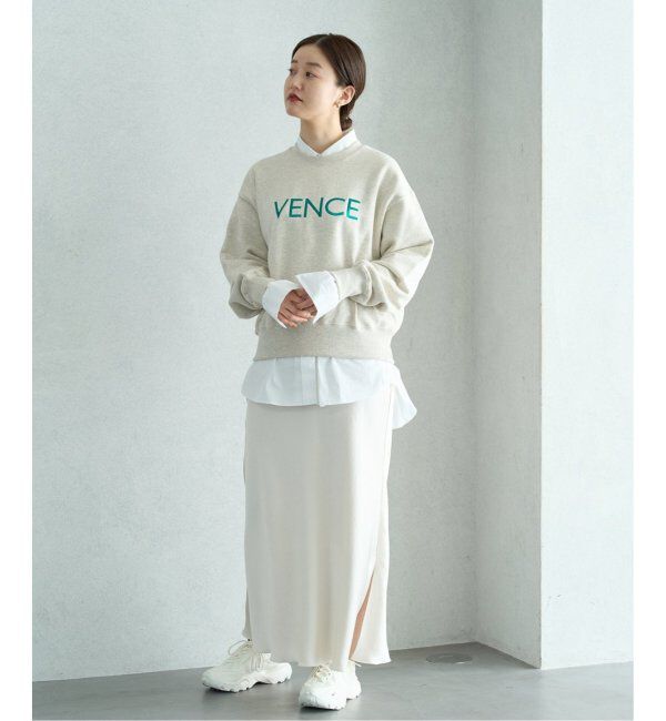 IENA「《追加3》ダブルサテンスカート」|スカート|