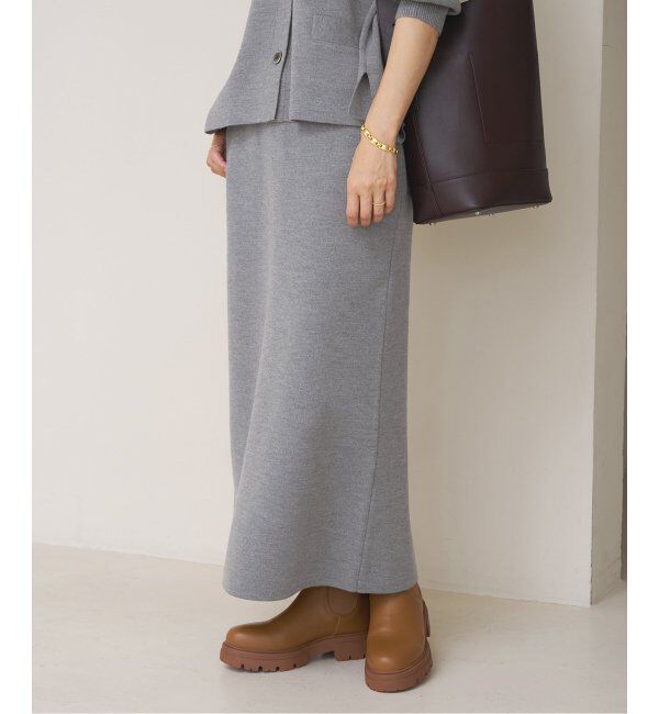 IENA「スーパーファインスムースニットスカート」|スカート|