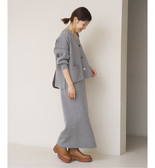 IENA「スーパーファインスムースニットスカート」|スカート|