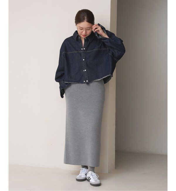 IENA「スーパーファインスムースニットスカート」|スカート|