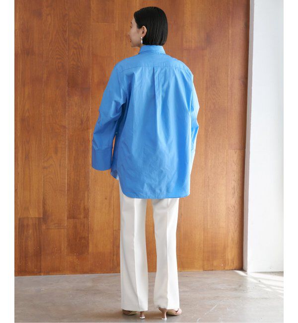 VERMEIL par iena「ダブルクロス ストレッチパンツ」|スラックス|