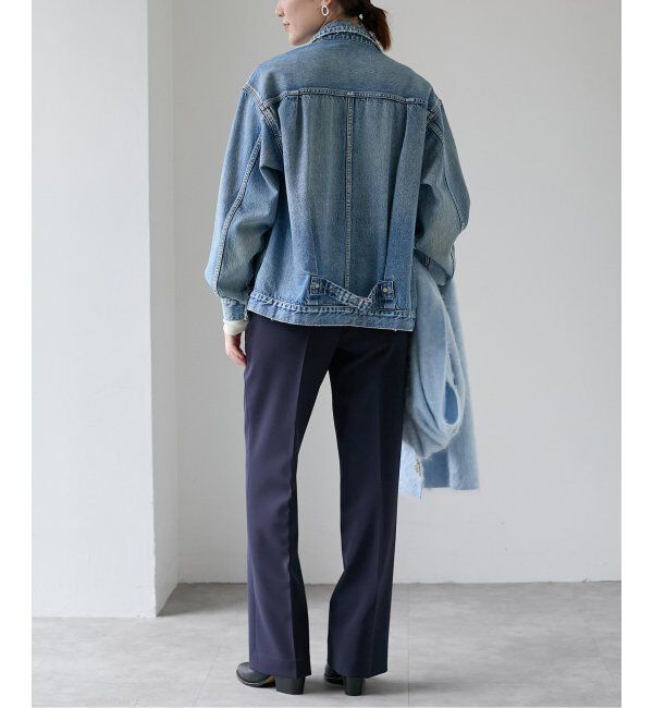 VERMEIL par iena「ダブルクロス ストレッチパンツ」|スラックス|