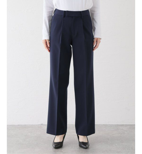 VERMEIL par iena「ダブルクロス ストレッチパンツ」|スラックス|
