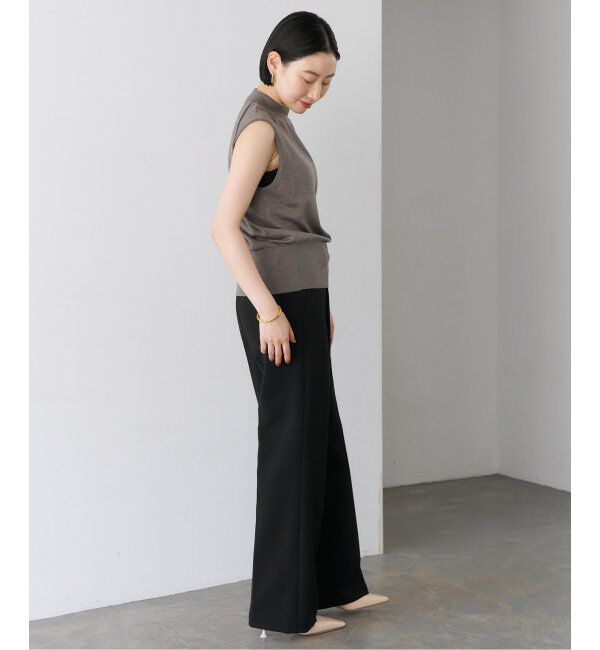 VERMEIL par iena「ダブルクロス ストレッチパンツ」|スラックス|