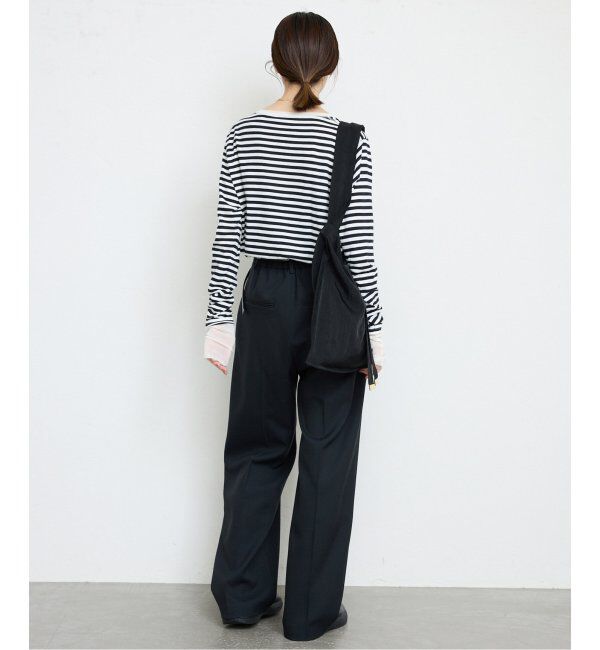 SLOBE IENA「《追加8》レイヤードスリーブロンTEE」|Tシャツ・カットソー|