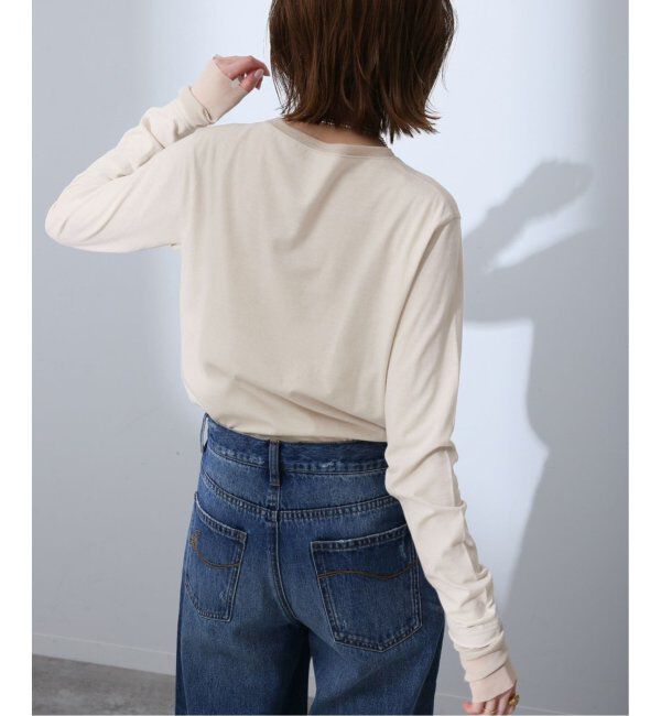 SLOBE IENA「《追加8》レイヤードスリーブロンTEE」|Tシャツ・カットソー|