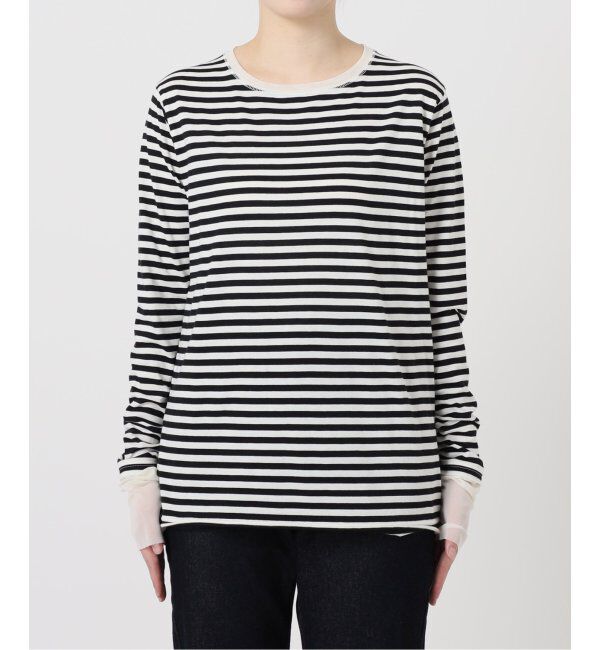 SLOBE IENA「《追加8》レイヤードスリーブロンTEE」|Tシャツ・カットソー|