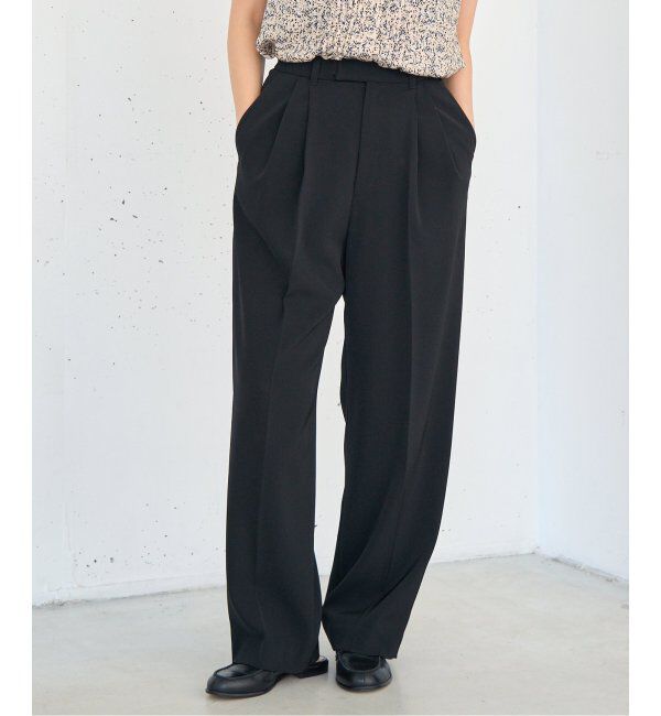 IENA「《追加3》サスペンダーツイルパンツ」|スラックス|