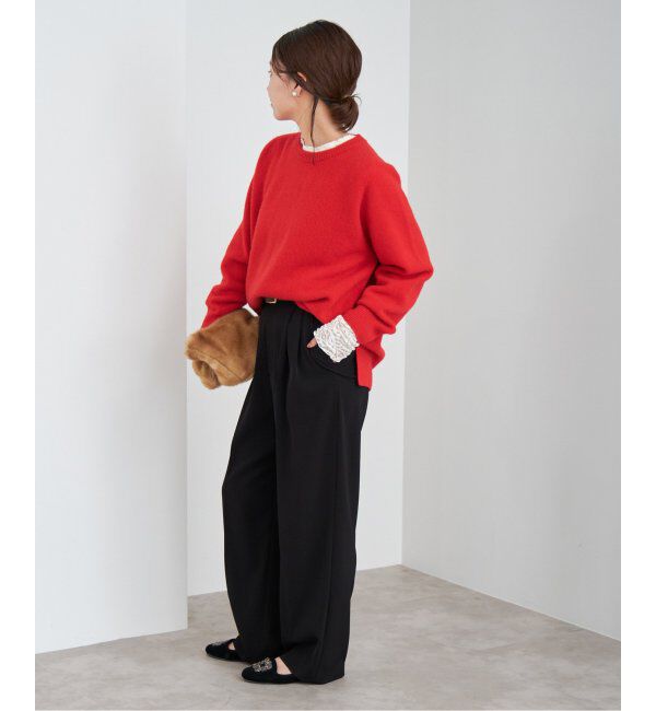 IENA「《追加3》サスペンダーツイルパンツ」|スラックス|