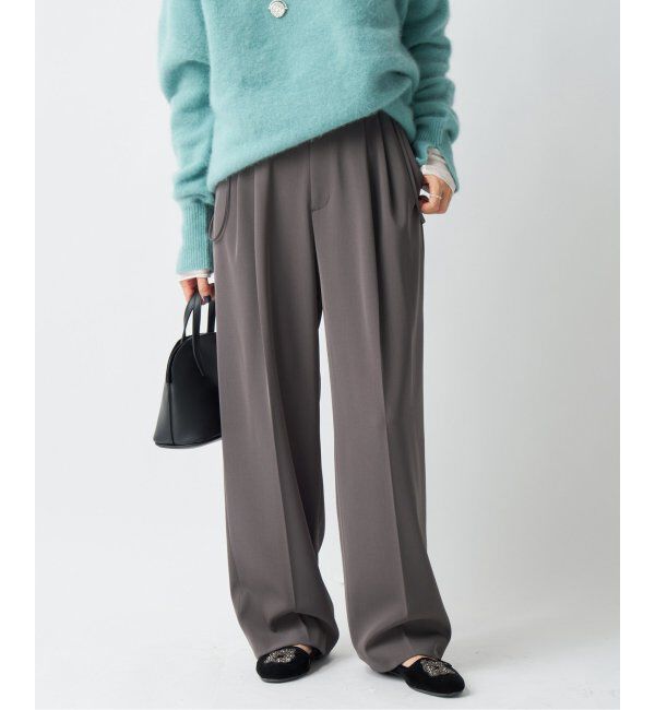 IENA「《追加3》サスペンダーツイルパンツ」|スラックス|