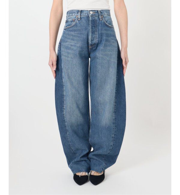 VERMEIL par iena「AGOLDE（エーゴールドイー） LUNA PIECED JEAN A9039-1535」|デニム|