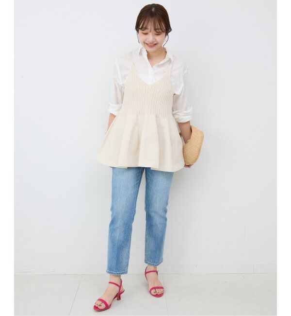 SLOBE IENA「リネンコットンレギュラーシャツ」|シャツ・ブラウス|