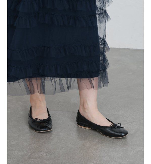 IENA「PORSELLI/ポルセリ LEATHER バレエシューズ」|バレエシューズ|