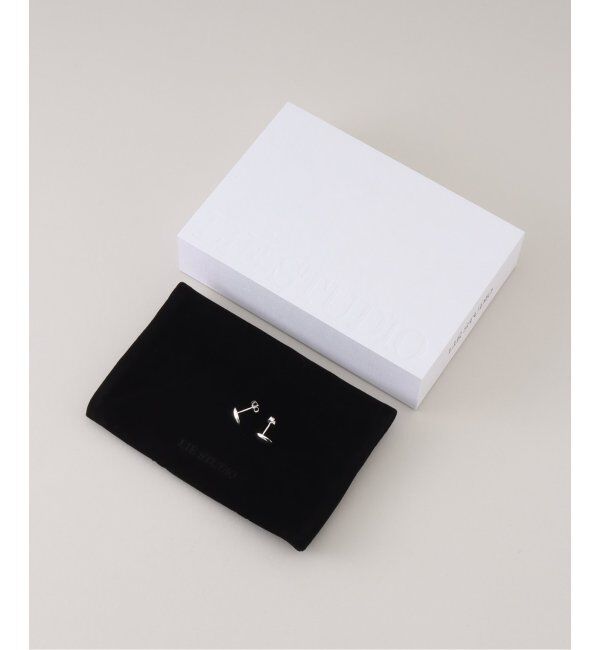 VERMEIL par iena「LIE STUDIO リエ スタジオ The Luna ピアス シルバー」|ピアス|