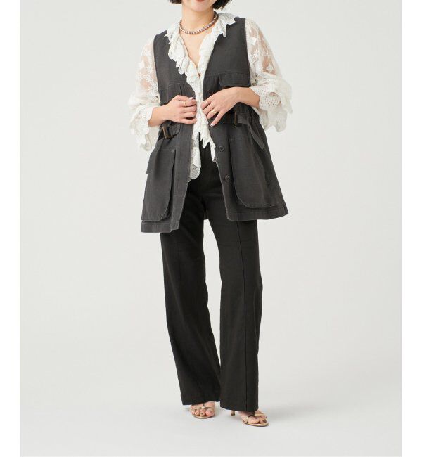 IENA LA BOUCLE「IENA LA BOUCLE ソフトコットンユーティリティベスト」|その他|