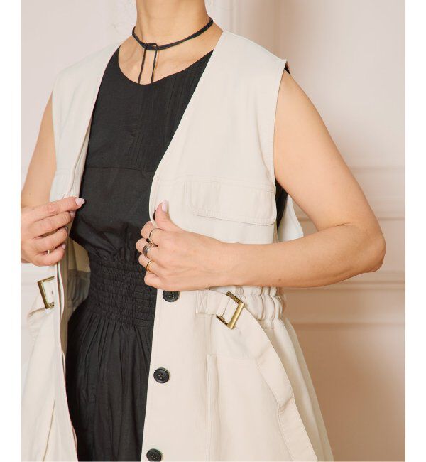 IENA LA BOUCLE「IENA LA BOUCLE ソフトコットンユーティリティベスト」|その他|