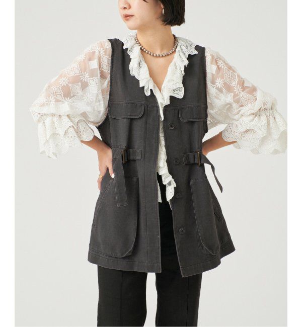 IENA LA BOUCLE「IENA LA BOUCLE ソフトコットンユーティリティベスト」|その他|