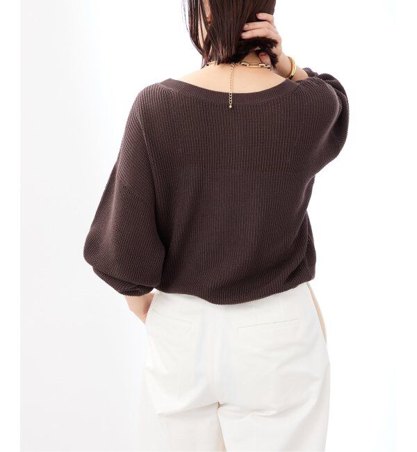 VERMEIL par iena「Crisp Cotton Relax プルオーバー」|ニット・セーター|