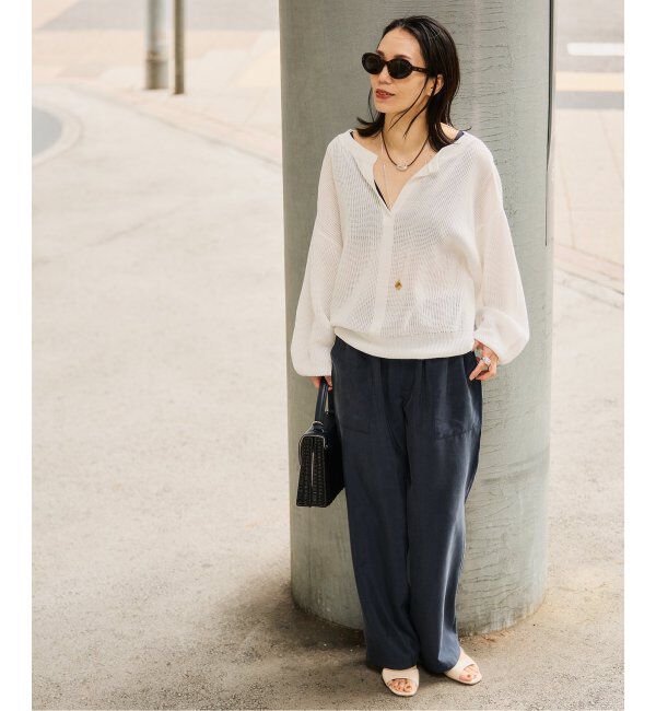 VERMEIL par iena「Crisp Cotton Relax プルオーバー」|ニット・セーター|