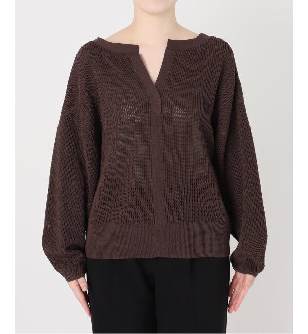 VERMEIL par iena「Crisp Cotton Relax プルオーバー」|ニット・セーター|