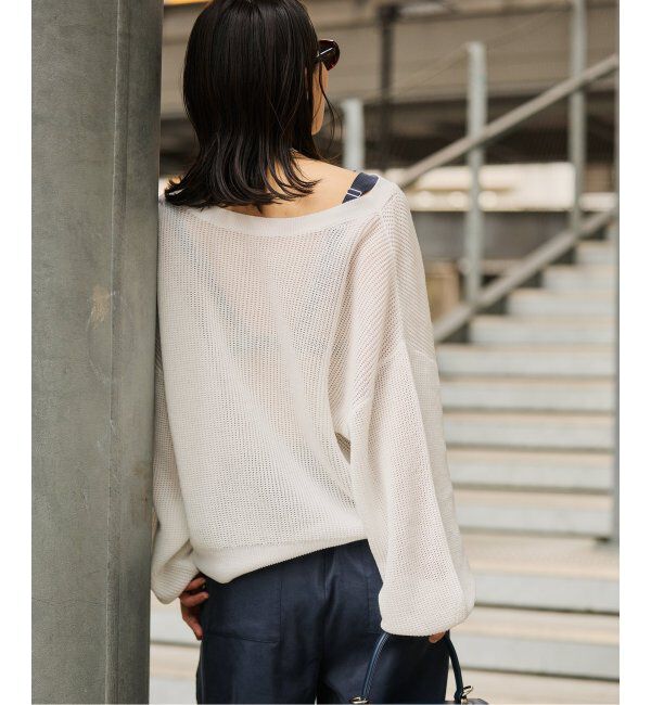 VERMEIL par iena「Crisp Cotton Relax プルオーバー」|ニット・セーター|