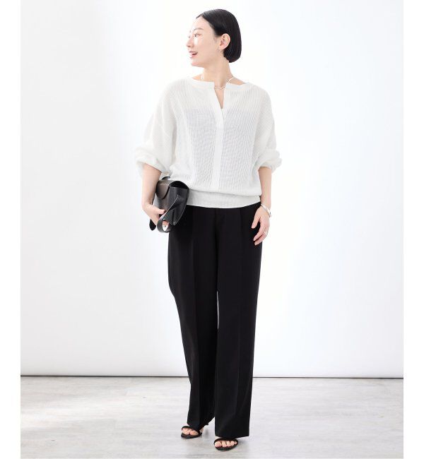 VERMEIL par iena「Crisp Cotton Relax プルオーバー」|ニット・セーター|