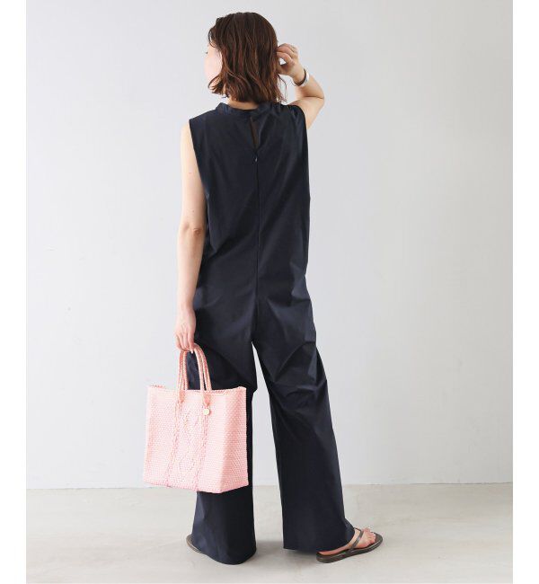 SLOBE IENA「《WEB限定/追加2》リラックスイージーVネックオールインワン」|オールインワン|