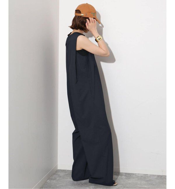 SLOBE IENA「《WEB限定/追加2》リラックスイージーVネックオールインワン」|オールインワン|