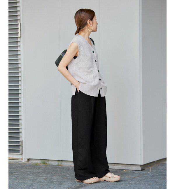 IENA「リネンレーヨンイージーパンツ」|その他|