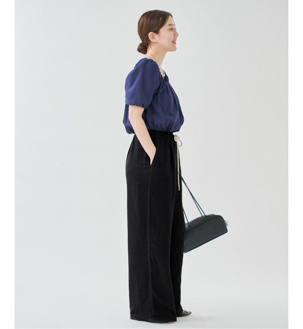 IENA「リネンレーヨンイージーパンツ」|その他|