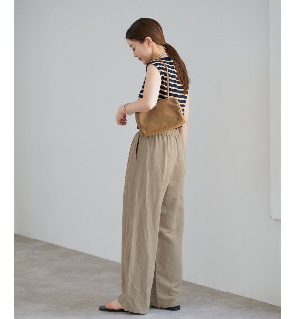 IENA「リネンレーヨンイージーパンツ」|その他|