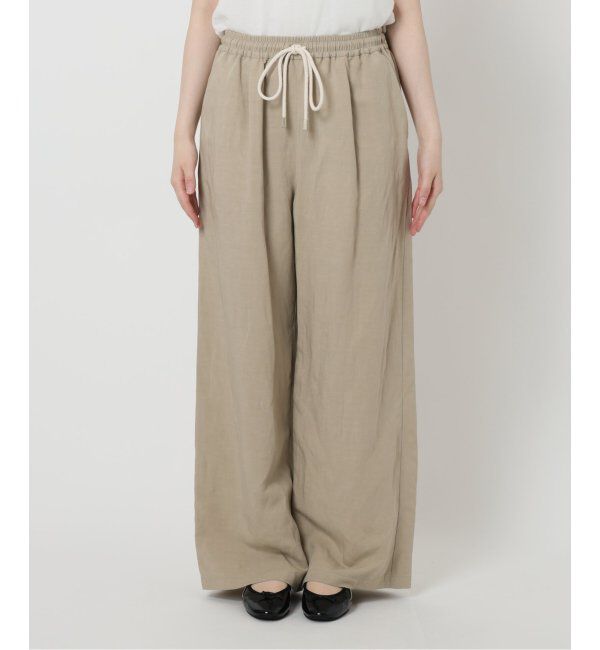 IENA「リネンレーヨンイージーパンツ」|その他|