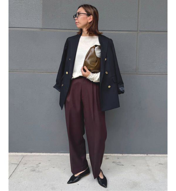 SLOBE IENA「TRダブルブレストジャケット」|テーラードジャケット|