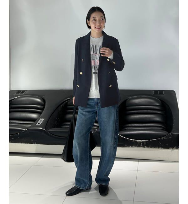 SLOBE IENA「TRダブルブレストジャケット」|テーラードジャケット|