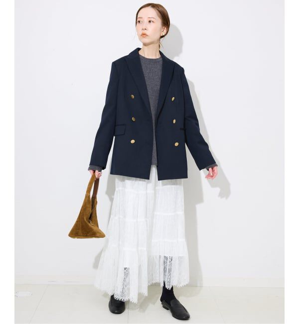 SLOBE IENA「TRダブルブレストジャケット」|テーラードジャケット|