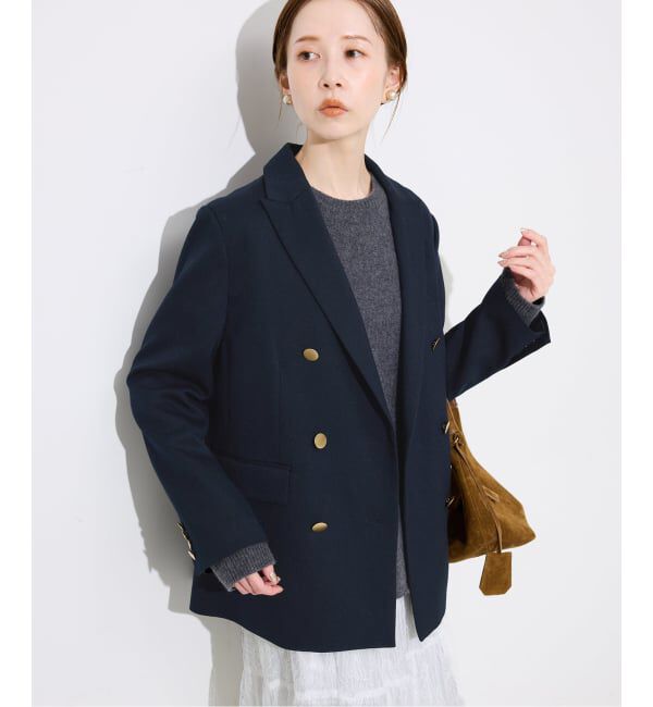 SLOBE IENA「TRダブルブレストジャケット」|テーラードジャケット|