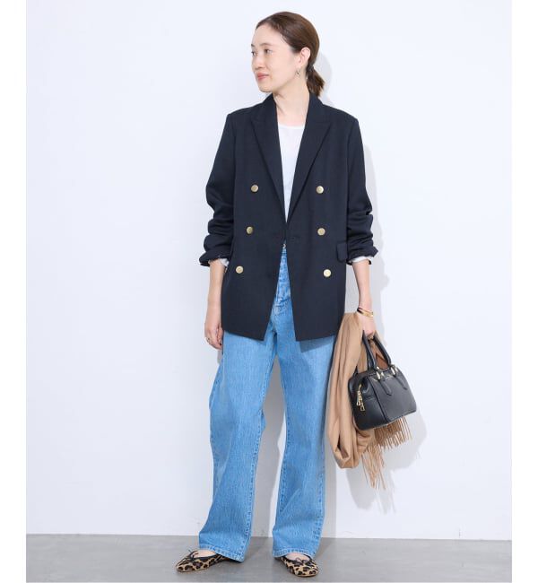 SLOBE IENA「TRダブルブレストジャケット」|テーラードジャケット|