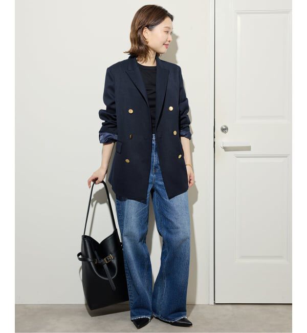 SLOBE IENA「TRダブルブレストジャケット」|テーラードジャケット|